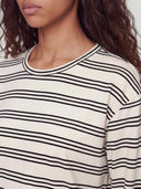 Zwart wit gestreepte longsleeve verlee