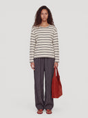 Zwart wit gestreepte longsleeve verlee