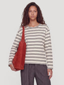 Zwart wit gestreepte longsleeve verlee