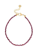 Armbandje met gemstone balletjes