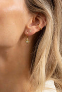 Gladde vergulde earcuff