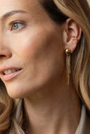 Gladde vergulde earcuff