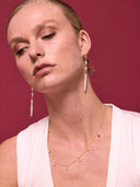 Gouden fijne ketting met pareltjes