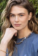 Gouden oorbellen hoops M