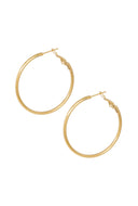 Gouden oorbellen hoops M