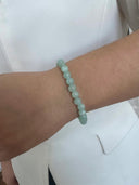 Mintgroen armbandje met gemstones