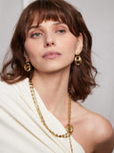 Doorhaalketting met schakels en gemstone