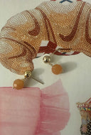 Gemstone oorstekers 2cm