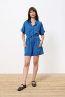 Blauwe playsuit lily