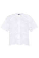 Witte blouse met broidery neda
