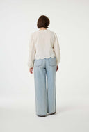 Creme blouse rani