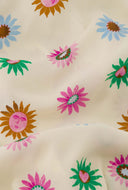 Ecru blouse met print starlet
