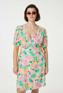 Multi gekleurde jurk cleo