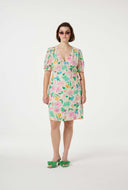 Multi gekleurde jurk cleo