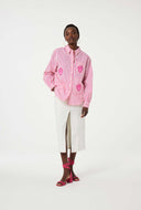 Roze gestreepte blouse alex