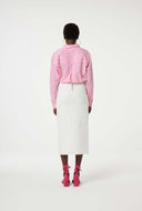 Roze gestreepte blouse alex