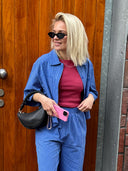 Gestreepte blouse anna