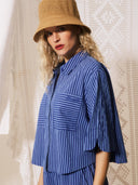 Gestreepte blouse anna