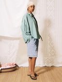 Groen gestreepte blouse ciro