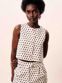 Gilet met print nautilus