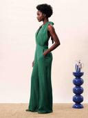 Groene jumpsuit milagres
