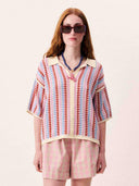 Gekleurde polo top missy