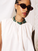 Witte blouse caloggero