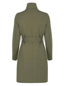 Groene trenchcoat