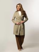 Groene trenchcoat