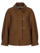Camel canvas jas