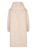 Lange reversible fur jas