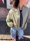 Bomberjas met colorblock