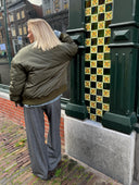 Bomber jacket met rits
