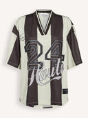 Gestreepte sport top liga tee