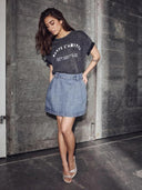 Denim korte rok