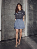 Denim korte rok