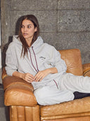Grijze sweater hoodie sweat