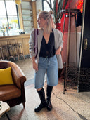 Denim baggy jorts daany