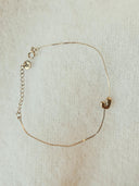 Fijn armbandje met letter J
