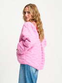 Roze jacket quilted cheering pink