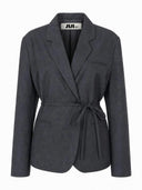 Donkergrijze blazer elias