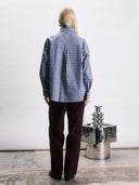 Geruite blouse aaron