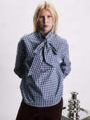 Geruite blouse aaron