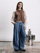 Wide leg denim micah