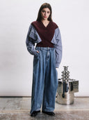 Wide leg denim micah