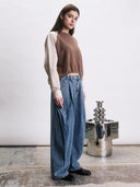 Wide leg denim micah