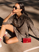 Jurk flynth grey cheetah dress