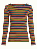 Gestreepte lili tee