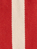 Rood wit gestreepte tas la plage