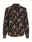 Zwarte blouse met print maisie